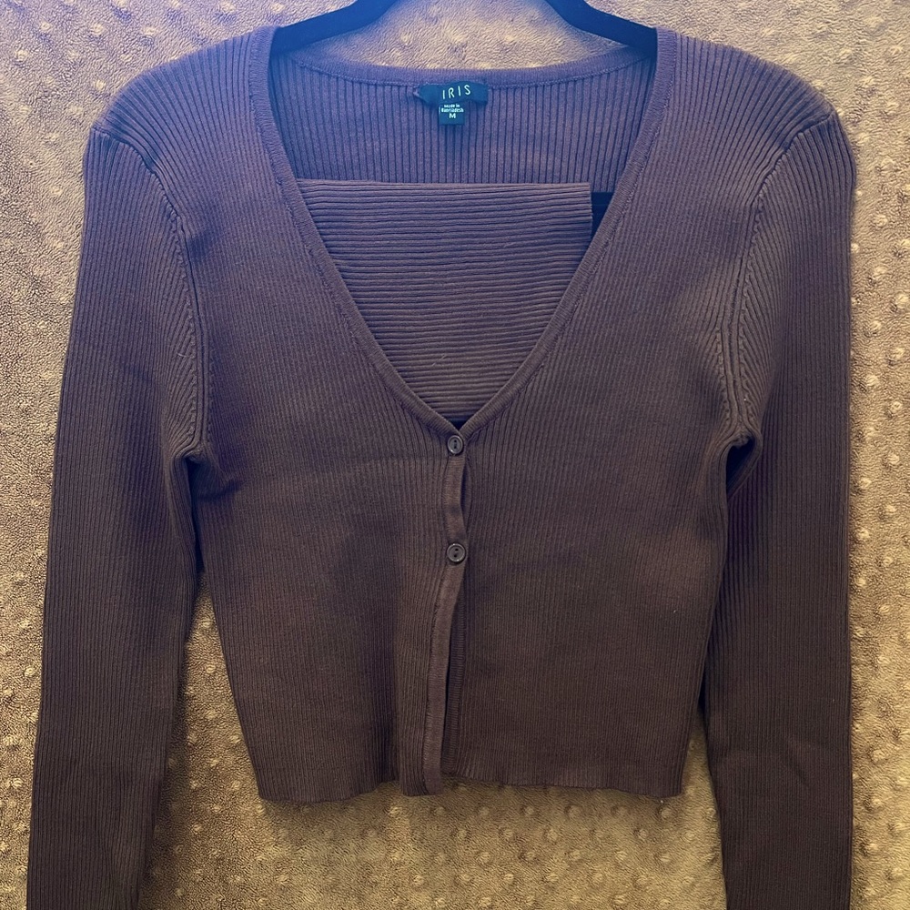 NWOT Iris Cardigan Set.